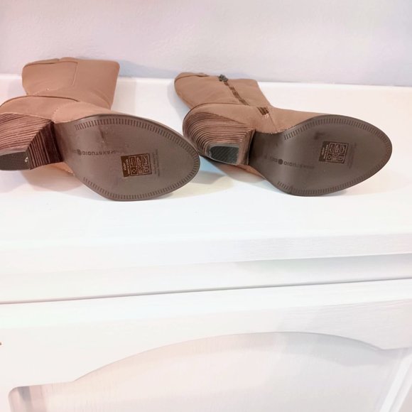 Max Studio Tall Leather/Suede Boots - Picture 6 of 11